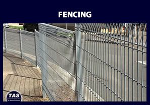 Steel fencing - access control and security